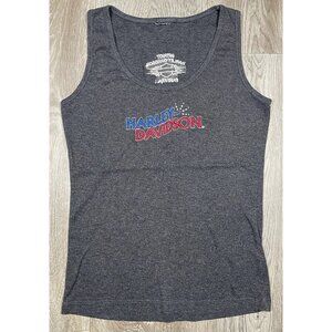 Harley Davidson Gray Tank Top - Women Size Small (?)